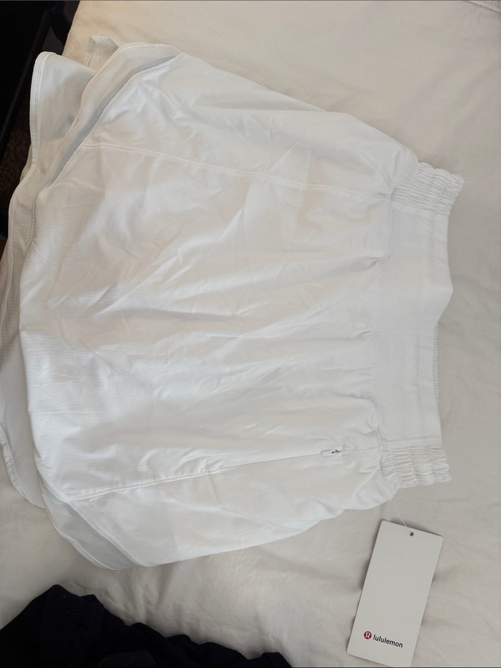 lululemon athletica White Women's Athletic Shorts with Elastic Waist